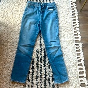 Madewell high rise slim boyfriend jeans